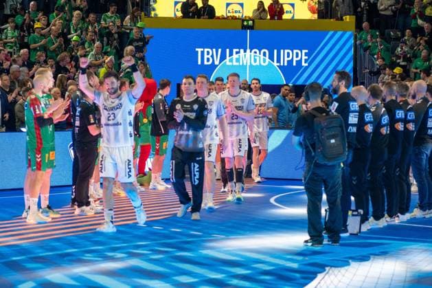Siegerehrung, TBV Lemgo Lippe, Platz 3, TBV Lemgo Lippe - SC Magdeburg, DHB-Pokal Maenner, Herren, 6. Spieltag, Spiel um Platz 3, Daikin HBL, Lidl Final 4, 19.04.2026 Köln NRW Deutschland