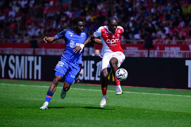 FOOTBALL : AS Monaco VS AJ Auxerre - Ligue 1 McDonald s - 19 04 2026 Christian Mawissa (ASM) - Ligue 1 McDonald s match between AS Monaco and AJ Auxerre on April 19, 2026 at the Louis II Stadium in Monaco. MonacoMonaco  Copyright: xWilliamxCannarellax