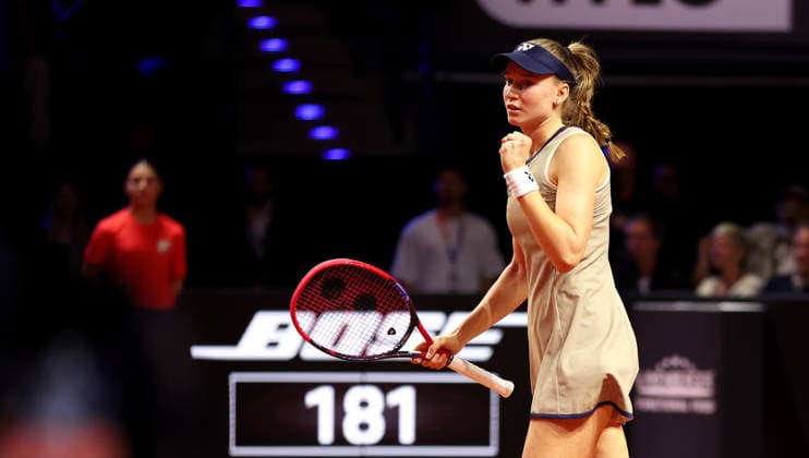 19.04.2026, Deutschland, Stuttgart, Porsche Tennis Grand Prix 2026, Finale, Siegerin Elena Rybakina (KAZ) jubelt, Jubel