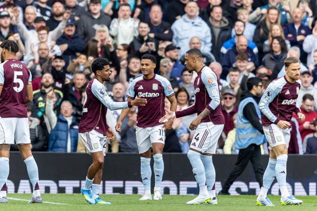 Aston Villa v Sunderland, Premier League GOAL scores 1-0 Aston Villa forward Ollie Watkins (11) scores and celebrates during the Premier League match between Aston Villa and Sunderland at Villa Park, Birmingham, UK on 19 April 2026. Birmingham Villa Park West Midlands UK Editorial use only DataCo restrictions apply See www.football-dataco.com , Copyright: xManjitxNarotrax PSI-24107-0005