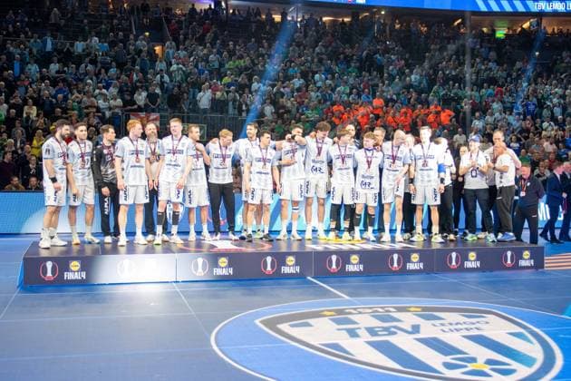 Siegerehrung, TBV Lemgo Lippe, Platz 3, TBV Lemgo Lippe - SC Magdeburg, DHB-Pokal Maenner, Herren, 6. Spieltag, Spiel um Platz 3, Daikin HBL, Lidl Final 4, 19.04.2026 Köln NRW Deutschland