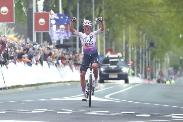 Valkenburg, 19-04-2026, cycling, Amstel Gold Race, women, Paula Blasi wins the 12e Amstel Gold Race for women Amstel Gold Race 2026 Women  x203153224x Copyright: