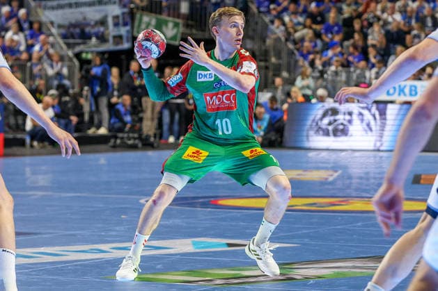19.04.2026, xsscx, Handball, DHB-Pokal Lidl Final4, Spiel um Platz 3, TBV Lemgo-Lippe - SC Magdeburg, Saison 2025 2026 Herren, Lanxess Arena, Köln: Gisli Kristjansson (SC Magdeburg 10) Photo: xSandraxScherningxPressefotoKochx Nordrhein-Westfalen Deutschland