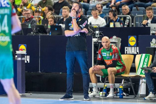 Bennet Wiegert, Cheftrainer, (SC Magdeburg), TBV Lemgo Lippe - SC Magdeburg, DHB-Pokal Maenner, Herren, 6. Spieltag, Spiel um Platz 3, Daikin HBL, Lidl Final 4, 19.04.2026 Köln NRW Deutschland