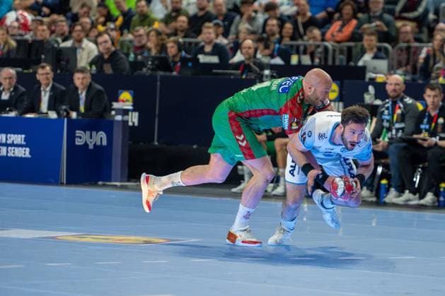 Tim Suton, Rueckraum (TBV Lemgo Lippe 23), TBV Lemgo Lippe - SC Magdeburg, DHB-Pokal Maenner, Herren, 6. Spieltag, Spiel um Platz 3, Daikin HBL, Lidl Final 4, 19.04.2026 Köln NRW Deutschland