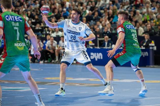Hendrik Wagner, Rueckraum (TBV Lemgo Lippe 28), TBV Lemgo Lippe - SC Magdeburg, DHB-Pokal Maenner, Herren, 6. Spieltag, Spiel um Platz 3, Daikin HBL, Lidl Final 4, 19.04.2026 Köln NRW Deutschland