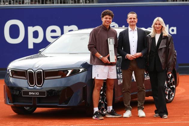 Monachium 19.04.2026. Tenis BMW OPEN MUNICH Tennis BMW OPEN MUNICH Nz Ben Shelton Fot. Kacper Staniec NEWSPIX.PL --- newspix.pl POLAND OUT! 