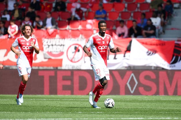 AS Monaco FC v AJ Auxerre - Ligue 1 McDonald s 2025 2026 23 Aladji BAMBA (asm) during the Ligue 1 McDonald s match between AS Monaco FC and AJ Auxerre at Stade Louis II on April 19, 2026 in Monaco, Monaco. Monaco Monaco  Copyright: xFEPx 776348355