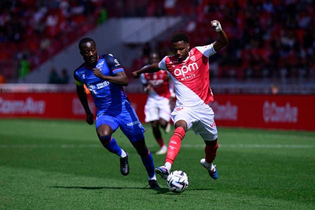 FOOTBALL : AS Monaco VS AJ Auxerre - Ligue 1 McDonald s - 19 04 2026 Ansu Fati (ASM) - Ligue 1 McDonald s match between AS Monaco and AJ Auxerre on April 19, 2026 at the Louis II Stadium in Monaco. MonacoMonaco  Copyright: xWilliamxCannarellax