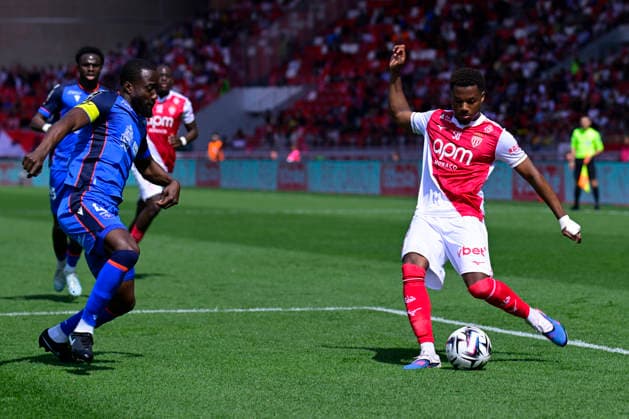 FOOTBALL : AS Monaco VS AJ Auxerre - Ligue 1 McDonald s - 19 04 2026 Ansu Fati (ASM) - Ligue 1 McDonald s match between AS Monaco and AJ Auxerre on April 19, 2026 at the Louis II Stadium in Monaco. MonacoMonaco  Copyright: xWilliamxCannarellax