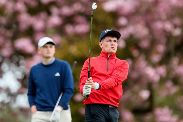 REPRO FREE *PRESS RELEASE NO REPRODUCTION FEE* EDITORIAL USE ONLY Flogas Irish Boys Amateur Open Championship, Malone Golf Club, Belfast 19 4 2026 John William Burke John William Burke 19 4 2026  Copyright: x INPHO RyanxByrnex RB1_3327