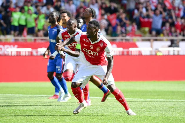 AS Monaco FC v AJ Auxerre - Ligue 1 McDonald s 2025 2026 09 Folarin BALOGUN (asm) during the Ligue 1 McDonald s match between AS Monaco FC and AJ Auxerre at Stade Louis II on April 19, 2026 in Monaco, Monaco. Monaco Monaco  Copyright: xFEPx 776348355