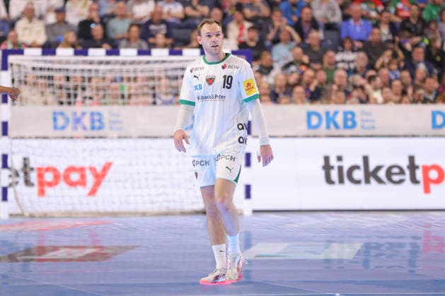 19.04.2026 ,xgox, Handball - DHB Pokal Finale Füchse Berlin - Bergischer HC emspor, v.l. Mathias Gidsel (Berlin, 19) Koeln