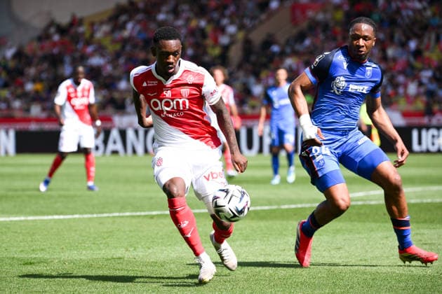 AS Monaco FC v AJ Auxerre - Ligue 1 McDonald s 2025 2026 09 Folarin BALOGUN (asm) during the Ligue 1 McDonald s match between AS Monaco FC and AJ Auxerre at Stade Louis II on April 19, 2026 in Monaco, Monaco. Monaco Monaco  Copyright: xFEPx 776348355