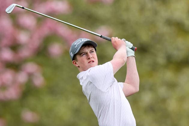 REPRO FREE *PRESS RELEASE NO REPRODUCTION FEE* EDITORIAL USE ONLY Flogas Irish Boys Amateur Open Championship, Malone Golf Club, Belfast 19 4 2026 Harry O™Hara Harry O™Hara 19 4 2026  Copyright: x INPHO RyanxByrnex RB1_3655