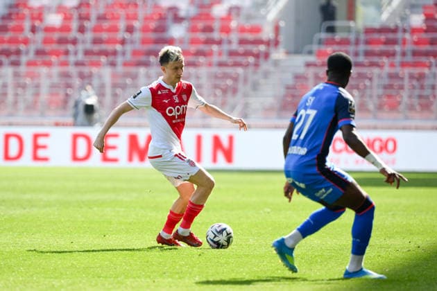 AS Monaco FC v AJ Auxerre - Ligue 1 McDonald s 2025 2026 10 Aleksandr GOLOVIN (asm) during the Ligue 1 McDonald s match between AS Monaco FC and AJ Auxerre at Stade Louis II on April 19, 2026 in Monaco, Monaco. Monaco Monaco  Copyright: xFEPx 776348355