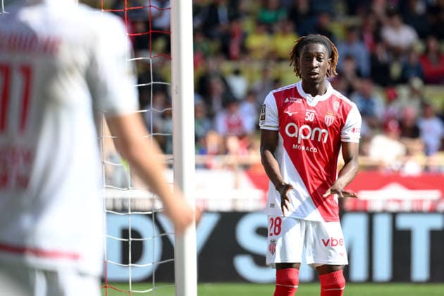AS Monaco FC v AJ Auxerre - Ligue 1 McDonald s 2025 2026 28 Mamadou COULIBALY (asm) during the Ligue 1 McDonald s match between AS Monaco FC and AJ Auxerre at Stade Louis II on April 19, 2026 in Monaco, Monaco. Monaco Monaco  Copyright: xFEPx 776348355