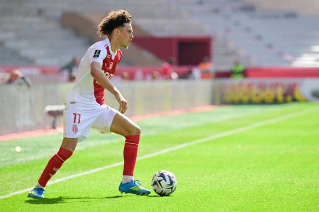 FOOTBALL : AS Monaco VS AJ Auxerre - Ligue 1 McDonald s - 19 04 2026 Maghnes Akliouche (ASM) - Ligue 1 McDonald s match between AS Monaco and AJ Auxerre on April 19, 2026 at the Louis II Stadium in Monaco. MonacoMonaco  Copyright: xWilliamxCannarellax
