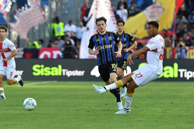 Alessandro Marcandalli (Genoa) during Pisa SC vs Genoa CFC, Italian soccer Serie A match in Pisa, Italy, April 19 2026  Copyright: xGabrielexMasotti IPAxSportx xipa-agency.netx xx IPA_74082172 IPA_Agency_IPA74082172