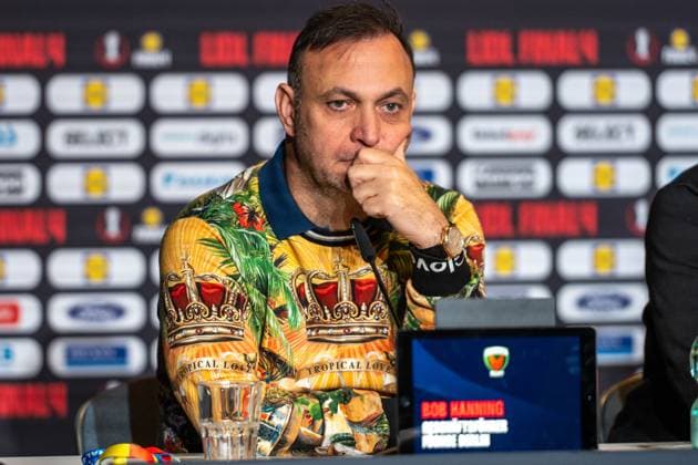 Bob Hanning, Geschaeftsfuehrer Fuechse Berlin, Bergischer HC - Fuechse Berlin, DHB-Pokal Maenner, Herren, 6. Spieltag, Finale, Daikin HBL, Lidl Final 4, 19.04.2026 Köln NRW Deutschland