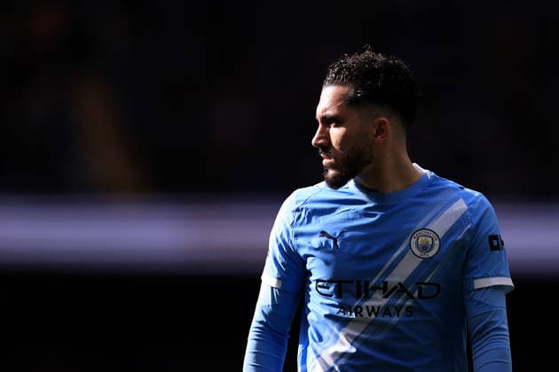 Football - Premier League - Manchester City v Arsenal 19th April 2026 - Premier League - Manchester City v Arsenal - Rayan Cherki of Manchester City - Photo: Simon Stacpoole Offside. Manchester UK Copyright: xSimonxStacpoolexOffside