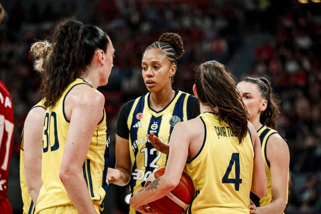 ESP: Galatasaray Cagdas Faktoring v Fenerbahce Opet. Final game Euroleague Women Final Six 2026 Iliana Rupert during the Euroleague Women final game between Galatasaray Cagdas Faktoring and Fenerbahce Opet played at Principe Felipe Arena on April 19, 2026 in Zaragoza, Spain. Zaragoza Spain Basketball Copyright: xDanielxMarzo AgenciaxLOFx