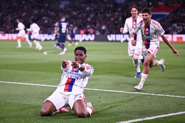 Paris Saint-Germain FC v Olympique Lyonnais - Ligue 1 McDonald s 09 ENDRICK Felipe Moreira de Sousa (ol) during the Ligue 1 McDonald s match between Paris Saint-Germain FC and Olympique Lyonnais at Parc des Princes on April 19, 2026 in Paris, France. (Photo Anthony Bibard FEP Icon Paris France  Copyright: xFEPx 776348360