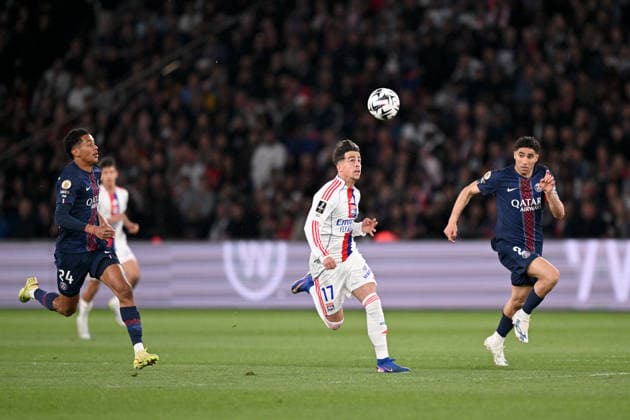 Paris Saint-Germain FC v Olympique Lyonnais - Ligue 1 McDonald s 17 Afonso MOREIRA (ol) during the Ligue 1 McDonald s match between Paris Saint-Germain FC and Olympique Lyonnais at Parc des Princes on April 19, 2026 in Paris, France. (Photo Anthony Bibard FEP Icon Paris France  Copyright: xFEPx 776348360