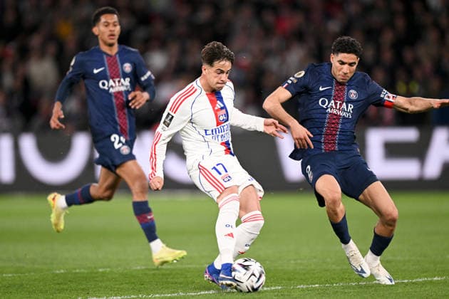 Paris Saint-Germain FC v Olympique Lyonnais - Ligue 1 McDonald s 17 Afonso MOREIRA (ol) during the Ligue 1 McDonald s match between Paris Saint-Germain FC and Olympique Lyonnais at Parc des Princes on April 19, 2026 in Paris, France. (Photo Anthony Bibard FEP Icon Paris France  Copyright: xFEPx 776348360