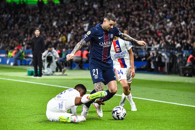 FOOTBALL : Paris Saint Germain vs Olympique Lyonnais - Ligue 1 - JournÃ e 30 - 19 04 2026 Lucas Hernandez (Paris SG) ParisFrance  Copyright: xBaptistexAutissierx
