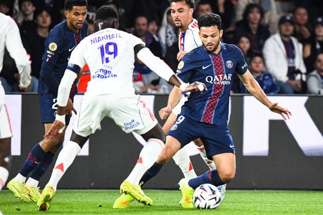 FOOTBALL : Paris Saint Germain vs Olympique Lyonnais - Ligue 1 - JournÃ e 30 - 19 04 2026 Gonzalo Ramos (Paris SG) ParisFrance  Copyright: xBaptistexAutissierx