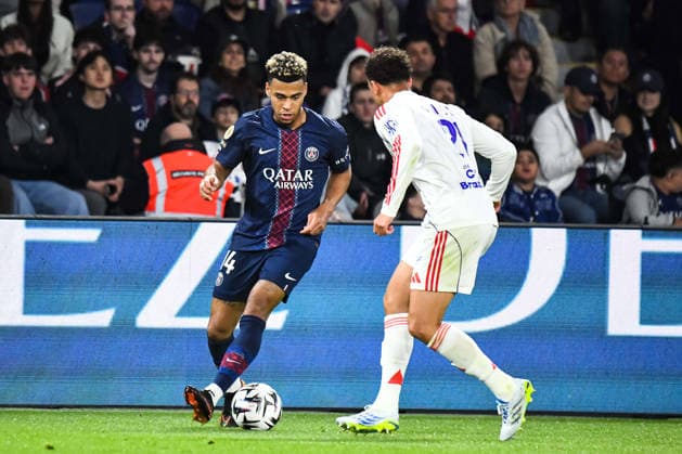 FOOTBALL : Paris Saint Germain vs Olympique Lyonnais - Ligue 1 - JournÃ e 30 - 19 04 2026 Desire Doue (Paris SG) ParisFrance  Copyright: xBaptistexAutissierx