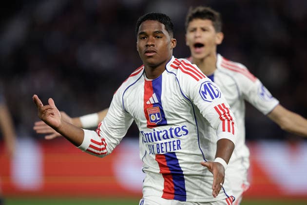 Paris, France 2026.04.19 La Ligue 1 Paris Saint Germain - Olympique Lyon, Endrick (Olympique Lyon) Torjubel, Goal celebration, celebrate the goal Copyright: AntonioxBorga
