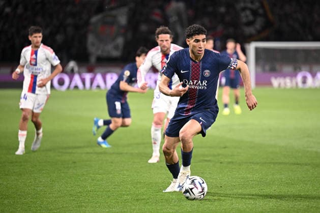 Paris Saint-Germain FC v Olympique Lyonnais - Ligue 1 McDonald s 02 Achraf HAKIMI (psg) during the Ligue 1 McDonald s match between Paris Saint-Germain FC and Olympique Lyonnais at Parc des Princes on April 19, 2026 in Paris, France. (Photo Anthony Bibard FEP Icon Paris France  Copyright: xFEPx 776348360