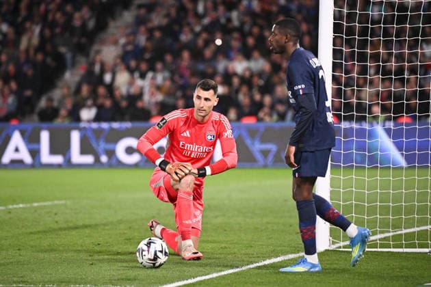 Paris Saint-Germain FC v Olympique Lyonnais - Ligue 1 McDonald s 01 Dominik GREIF (ol) during the Ligue 1 McDonald s match between Paris Saint-Germain FC and Olympique Lyonnais at Parc des Princes on April 19, 2026 in Paris, France. (Photo Anthony Bibard FEP Icon Paris France  Copyright: xFEPx 776348360