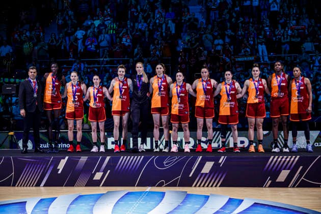 ESP: Galatasaray Cagdas Faktoring v Fenerbahce Opet. Final game Euroleague Women Final Six 2026 Galatasaray Cagdas Faktoring during the Euroleague Women final game between Galatasaray Cagdas Faktoring and Fenerbahce Opet played at Principe Felipe Arena on April 19, 2026 in Zaragoza, Spain. Zaragoza Spain Basketball Copyright: xDanielxMarzo AgenciaxLOFx