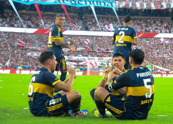 River vs Boca Foto: FOTOBAIRES Fecha 15 Torneo Apertura Liga Profesional. *** River vs Boca Foto FOTOBAIRES Date 15 Torneo Apertura Liga Profesional Copyright: xxFacundoxMORALESx