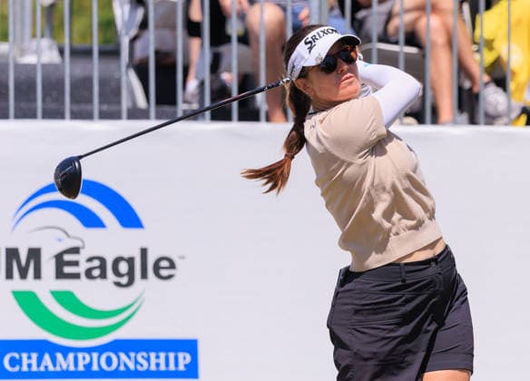 April 19, 2026, Tarzana, California, USA: Hannah Green during the Final Round of the 2026 JM Eagle Championship Los Angeles at the Caballero Country Club in Tarzana, California on Sunday April 19, 2026. JAVIER ROJAS PI JM Eagle Championship - Final Round  - ZUMAp124 20260419_zaa_p124_033 Copyright: xJavierxRojasx