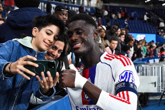 FOOTBALL : Paris Saint Germain vs Olympique Lyonnais - Ligue 1 - JournÃ e 30 - 19 04 2026 Moussa NiakhatÃ (OL) ParisFrance  Copyright: xBaptistexAutissierx