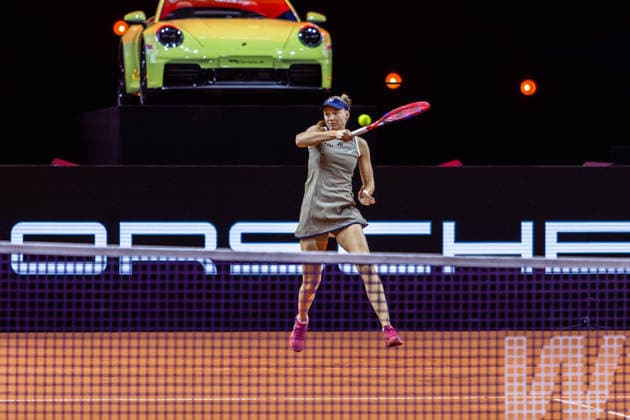 19.04.26 Porsche Tennis Grand Prix Stuttgart Deutschland, Stuttgart, 19.04.2026, Tennis, Porsche Tennis Grand Prix Stuttgart: Elena Rybakina (Kasachstan).