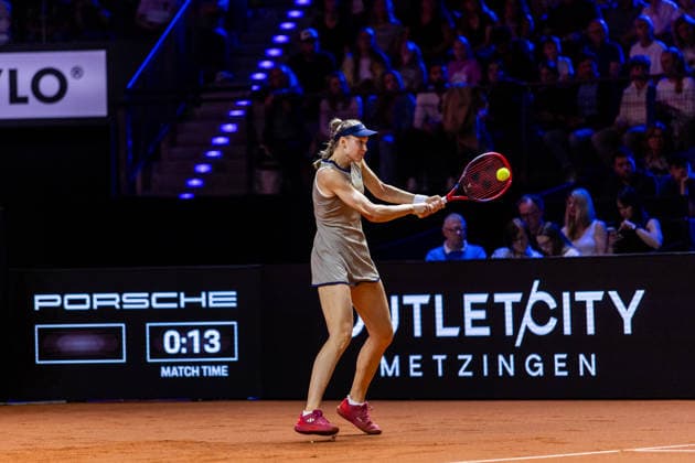 19.04.26 Porsche Tennis Grand Prix Stuttgart Deutschland, Stuttgart, 19.04.2026, Tennis, Porsche Tennis Grand Prix Stuttgart: Elena Rybakina (Kasachstan).