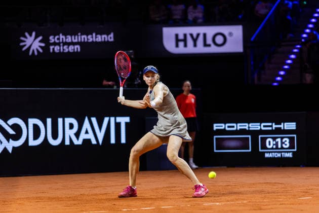 19.04.26 Porsche Tennis Grand Prix Stuttgart Deutschland, Stuttgart, 19.04.2026, Tennis, Porsche Tennis Grand Prix Stuttgart: Elena Rybakina (Kasachstan).