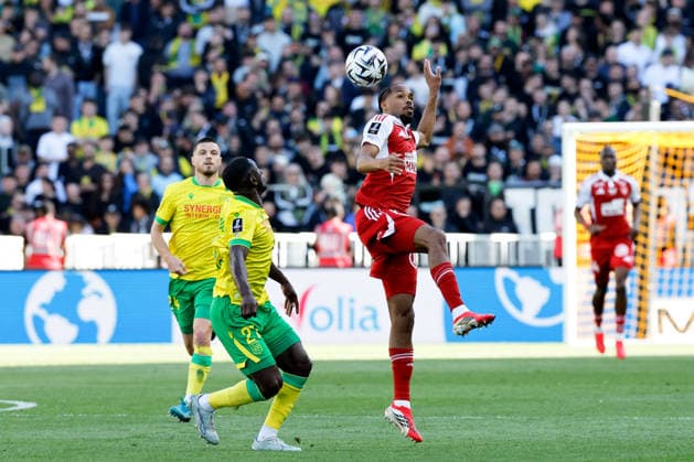 FC Nantes v Stade Brestois 29 - Ligue 1 McDonald s 2025 2026 14 Remy LABEAU LASCARY (sb29) during the Ligue 1 McDonald s match between Nantes and Brest at Stade de la Beaujoire on April 19, 2026 in Nantes, France. Nantes France  Copyright: xFEPx 776348358