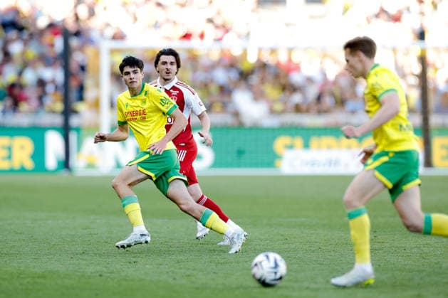 FC Nantes v Stade Brestois 29 - Ligue 1 McDonald s 2025 2026 66 Louis LEROUX (fcn) during the Ligue 1 McDonald s match between Nantes and Brest at Stade de la Beaujoire on April 19, 2026 in Nantes, France. Nantes France  Copyright: xFEPx 776348358