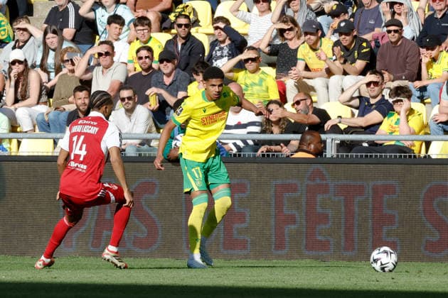 FC Nantes v Stade Brestois 29 - Ligue 1 McDonald s 2025 2026 17 Dehmaine ASSOUMANI (fcn) during the Ligue 1 McDonald s match between Nantes and Brest at Stade de la Beaujoire on April 19, 2026 in Nantes, France. Nantes France  Copyright: xFEPx 776348358