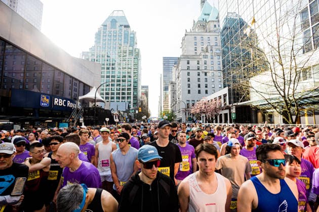 April 19, 2026, Vancouver, British Columbia, Canada: Starting line at the 2026 Vancouver Sun Run Vancouver Canada - ZUMAw171 20260419_znp_w171_004 Copyright: xRyanxWalterxWagnerx