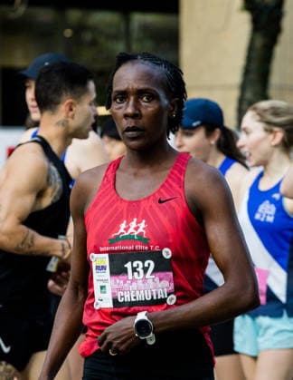April 19, 2026, Vancouver, British Columbia, Canada: Joyline Chemutai at the start of the 2026 Vancouver Sun Run Vancouver Canada - ZUMAw171 20260419_znp_w171_006 Copyright: xRyanxWalterxWagnerx