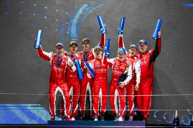 FIA WEC - 6 HOURS OF IMOLA 2026 08 BUEMI SÃ bastien (swi), HARTLEY Brendon (nzl), HIRAKAWA Ryo (jpn), Toyota Racing, Toyota TR010 Hybrid 08, Hypercar, during the 6 Hours of Imola 2026, 1st round of 2026 FIA World Endurance Championship, from April 16 to 19, 2026 on the Autodromo Enzo e Dino Ferrari in Imola, Italy - ImolaItaly  Copyright: xFabrizioxBoldonix