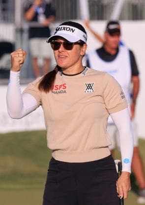 April 19, 2026, Tarzana, California, USA: Hannah Green react after winning the Final Round of the 2026 JM Eagle Championship Los Angeles at the Caballero Country Club in Tarzana, California on Sunday April 19, 2026. JAVIER ROJAS PI Hannah Green Wins The 2026 JM Eagle Championship  - ZUMAp124 20260419_zaa_p124_036 Copyright: xJavierxRojasx