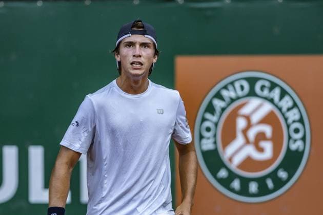 RECORD DATE NOT STATED Juan Miguel Bolivar Idarraga faces Leonardo Storck Franca in the Roland Garros Junior Series final in Sao Paulo. Sao Paulo (SP), 04 19 2026 Tennis Roland-Garros Junior Series SP Juan Miguel Bolivar Idarraga faces Leonardo Storck in the final of the Roland-Garros Junior Series, at the Sociedade Harmonia de Tenis, this Sunday (19).(Foto: Pedro Paulo Diaz Thenews2 imago images) SPO  Copyright: xPedroxPauloxDiazx